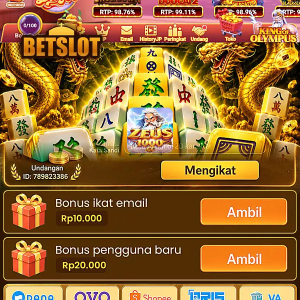 betslot Tangkapan Layar - Resmi